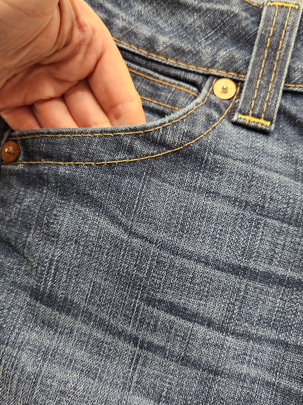 ⭐️True Religion Joey Twisted Flare Leg Jeans - Y2K - Dark Wash - Picture 6 of 11